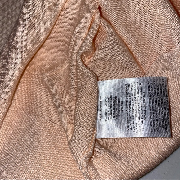 NEW Brave Soul London Dusty Peach Swoop Neck Pull over knit Sweater Size XS - Picture 4 of 6
